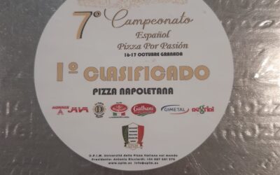 Mejor pizza de España en la categoría Napolitana Octubre 2023